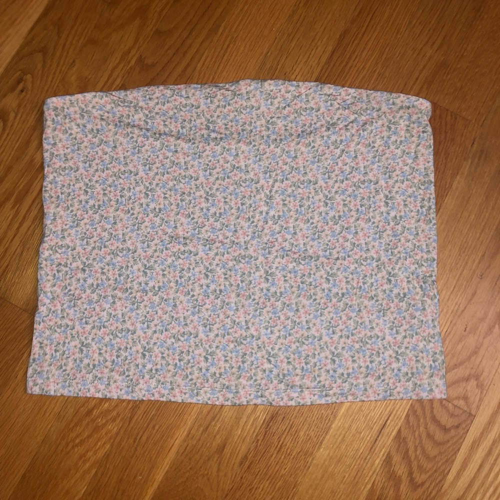 American Eagle floral Tube Top